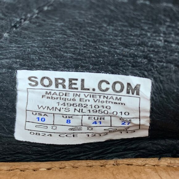 Sorel Womens Black Leather Lake Comfort Gladiator Style Sandals SZ 10 US / 41 EU - Picture 8 of 8